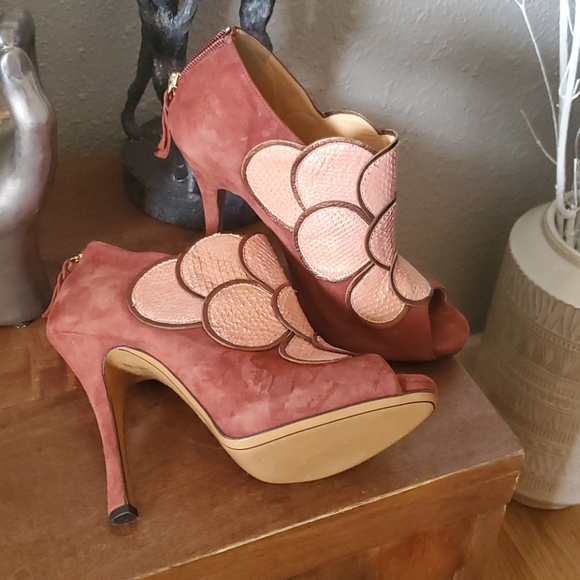 Peep Toe Booties - Picture 3 of 3